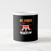No King Patriotic Freedom No Kings In America Crea Grote Koffiekop (Voorkant)
