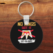 No King Patriotic Freedom No Kings In America Crea Sleutelhanger (Voorkant)