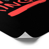 No King Simple Clean Design Poster (Hoek)