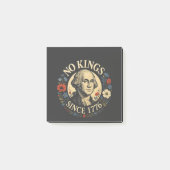 No King Since 1776 American Democracy Protest  Post-it® Notes (Voorkant)