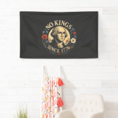 No King Since 1776 American Democracy Protest  Spandoek (Insitu)
