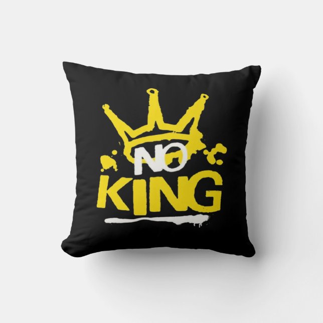 No King Vintage Style Kussen (Voorkant)