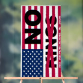 "NO kings"  Acryl Bord (Neutraal)