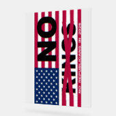 "NO kings"  Acryl Bord (Hoek)