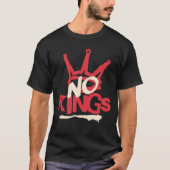 No Kings Activism Statement T-shirt (Voorkant)