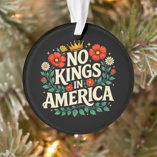 No Kings America Ornament (Boom)