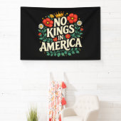 No Kings America Spandoek (Insitu)