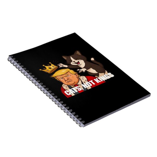 No Kings Anti Cats Funny Classic Style Notitieboek (Rechterzijde)