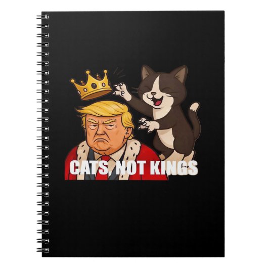 No Kings Anti Cats Funny Classic Style Notitieboek (Voorkant)