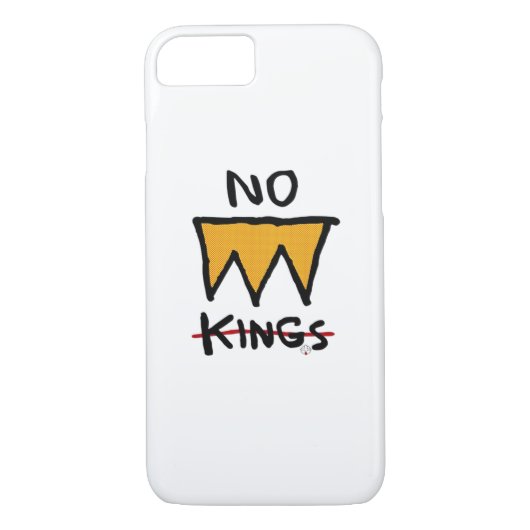 No Kings Anti Classic Case-Mate iPhone Case (Achterkant)