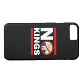 No Kings Anti Classic Minimal Clean Case-Mate iPhone Case (Achterkant (Horizontaal))
