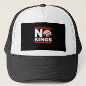 No Kings Anti Classic Minimal Clean Trucker Pet (Voorkant)