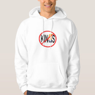 No Kings Anti Classic Minimal Schoon Hoodie