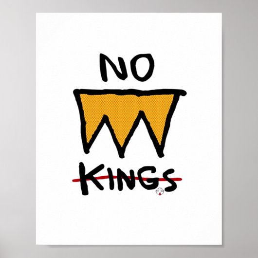 No Kings Anti Classic Poster (Voorkant)