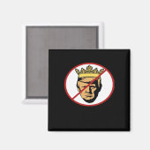 No Kings Anti Creative Classic Design Magneet (Voorkant / Achterkant)