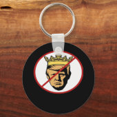No Kings Anti Creative Classic Design Sleutelhanger (Voorkant)