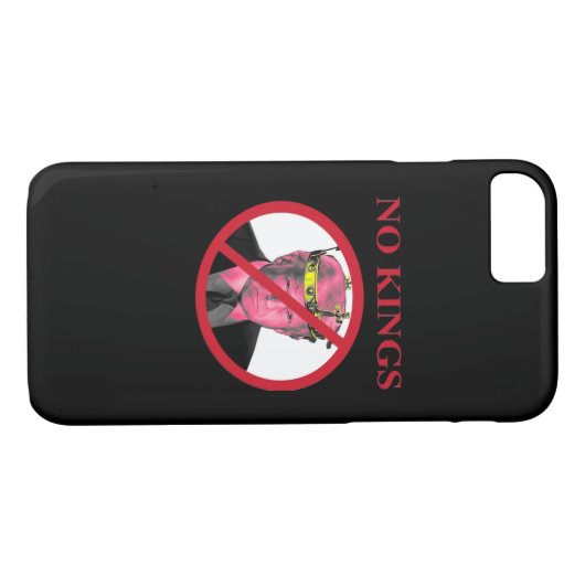 No Kings Anti Creative Graphic Style Case-Mate iPhone Case (Achterkant (Horizontaal))
