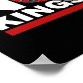 No Kings Anti Klassiek Minimalistisch Schoon Poster (Hoek)