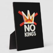 No Kings Anti Minimal Clean Design Fotoplaat (Zijkant)