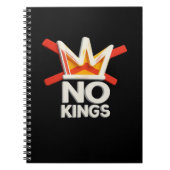 No Kings Anti Minimal Clean Design Notitieboek (Voorkant)