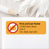 NO KINGS Anti-Trump | Return Address Label (Insitu)