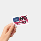 NO KINGS  BADGE (Handheld)