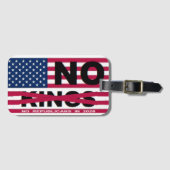 NO KINGS BAGAGELABEL (Voorkant (horizontaal))