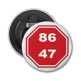 NO KINGS  BUTTON FLESOPENER