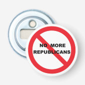 NO KINGS  BUTTON FLESOPENER (Voorkant)