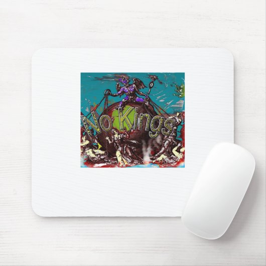 No Kings Classic Modern Minimal Style Muismat (Met muis)