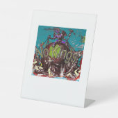 No Kings Classic Modern Minimal Style Reclamebord Met Voetstuk (Voorkant)