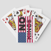 "NO kings" Classic Playing Cards Pokerkaarten (Achterkant)