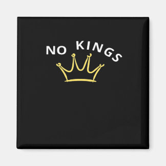 No Kings Classic Retro Cool Style Magneet