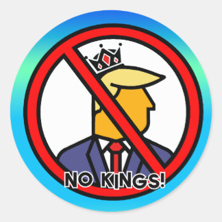 NO KINGS CLASSIC RONDE STICKER