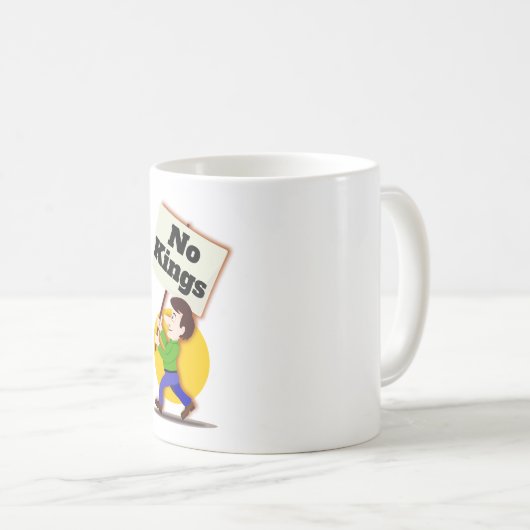 No Kings Coffee Mug Koffiemok (Voorkant rechts)