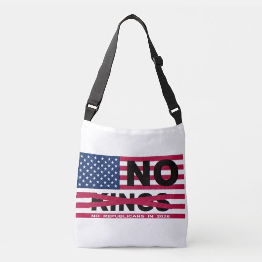 NO KINGS  CROSSBODY TAS (Voorkant)