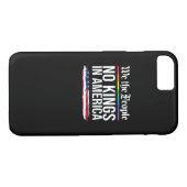 No Kings Day Classic Patriotic Style Case-Mate iPhone Case (Achterkant (Horizontaal))