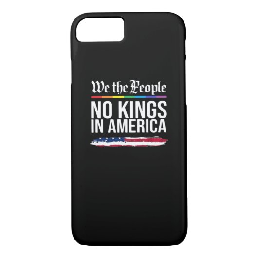 No Kings Day Classic Patriotic Style Case-Mate iPhone Case (Achterkant)