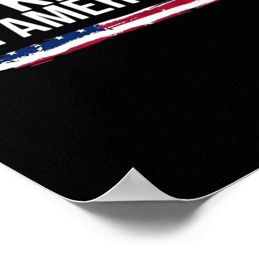 No Kings Day Classic Patriotic Style Poster (Hoek)