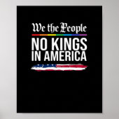 No Kings Day Classic Patriotic Style Poster (Voorkant)
