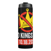 No Kings Day Patriotic No Kings 2025 Thermosbeker (Voorkant)