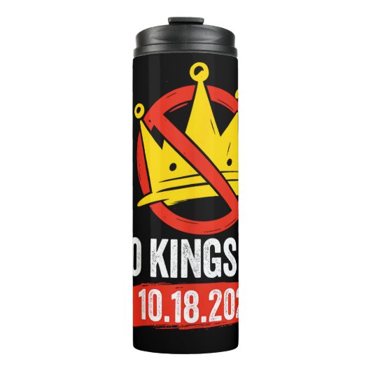 No Kings Day Patriotic No Kings 2025 Thermosbeker (Voorkant)