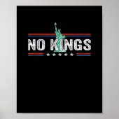 No Kings Day Retro Classic Design Poster (Voorkant)