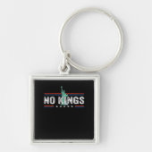 No Kings Day Retro Classic Design Sleutelhanger (Voorkant)