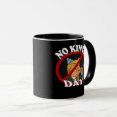 No Kings Day Vintage Classic Graphic Mok (Voorkant rechts)