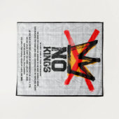 NO KINGS Declaration of Independence AGAIN Wandkleed (Voorkant (horizontaal))