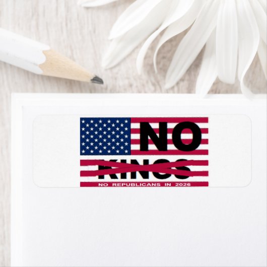 NO KINGS  ETIKET (Insitu)