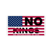 NO KINGS  ETIKET (Voorkant)