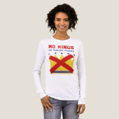 No Kings Fight Fascism Tri-Blend Shirt (Voorkant)