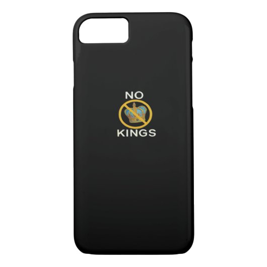 No Kings Funny Design Case-Mate iPhone Case (Achterkant)